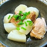 圧力鍋で簡単やわらか♪大根と鶏もも肉の酒昆布茶煮